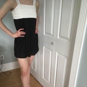 Formal Black and White Dress